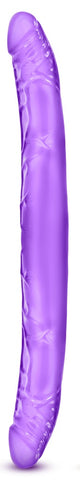 B Yours Double Dildo Purple 16in Purple Double Dongs