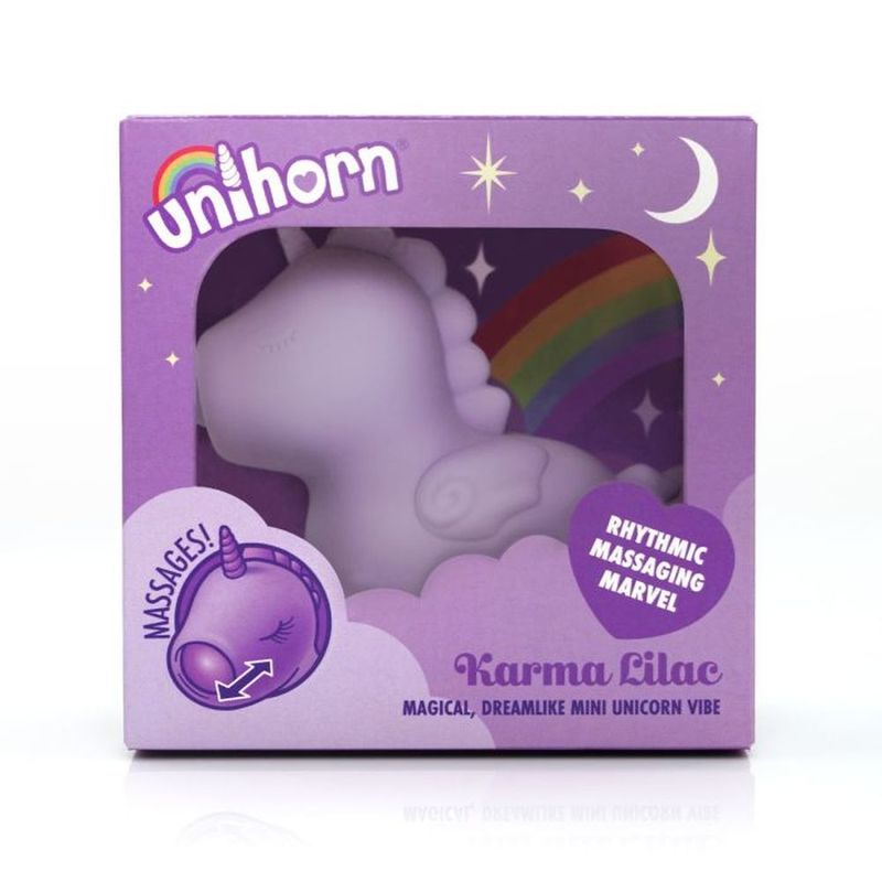 Unihorn Karma Lilac Mini Vibrator with 20 Settings Purple STIMULATORS