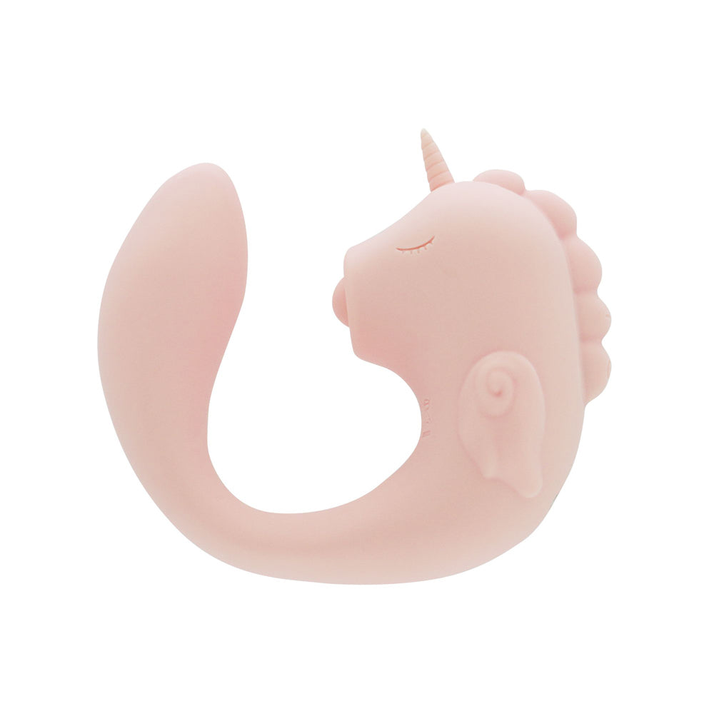 Ocean Peak Unihorn C-Horse Coral Throb – Soft Silicone Oscillating Tongue Vibrator > Vibrators > Unconventional Main image
