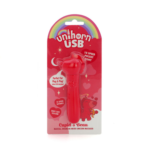 Unihorn USB Bullet Cupid's Beau 10 Speed Rechargeable Vibrator BULLETS