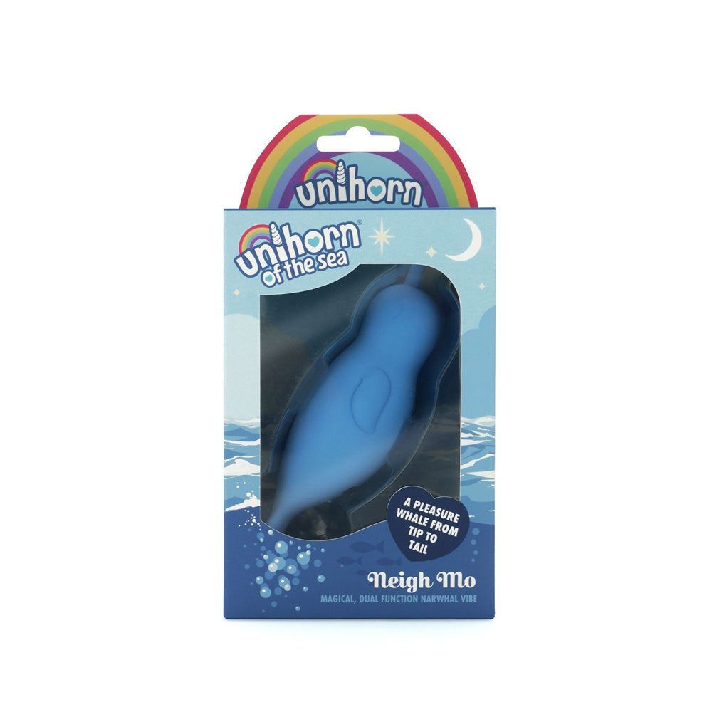Unihorn of the Sea Neigh Mo Narwhal – Silicone Dual Motor Vibrator > Vibrators > Ladies > Clitoral Vibrators and Stimulators