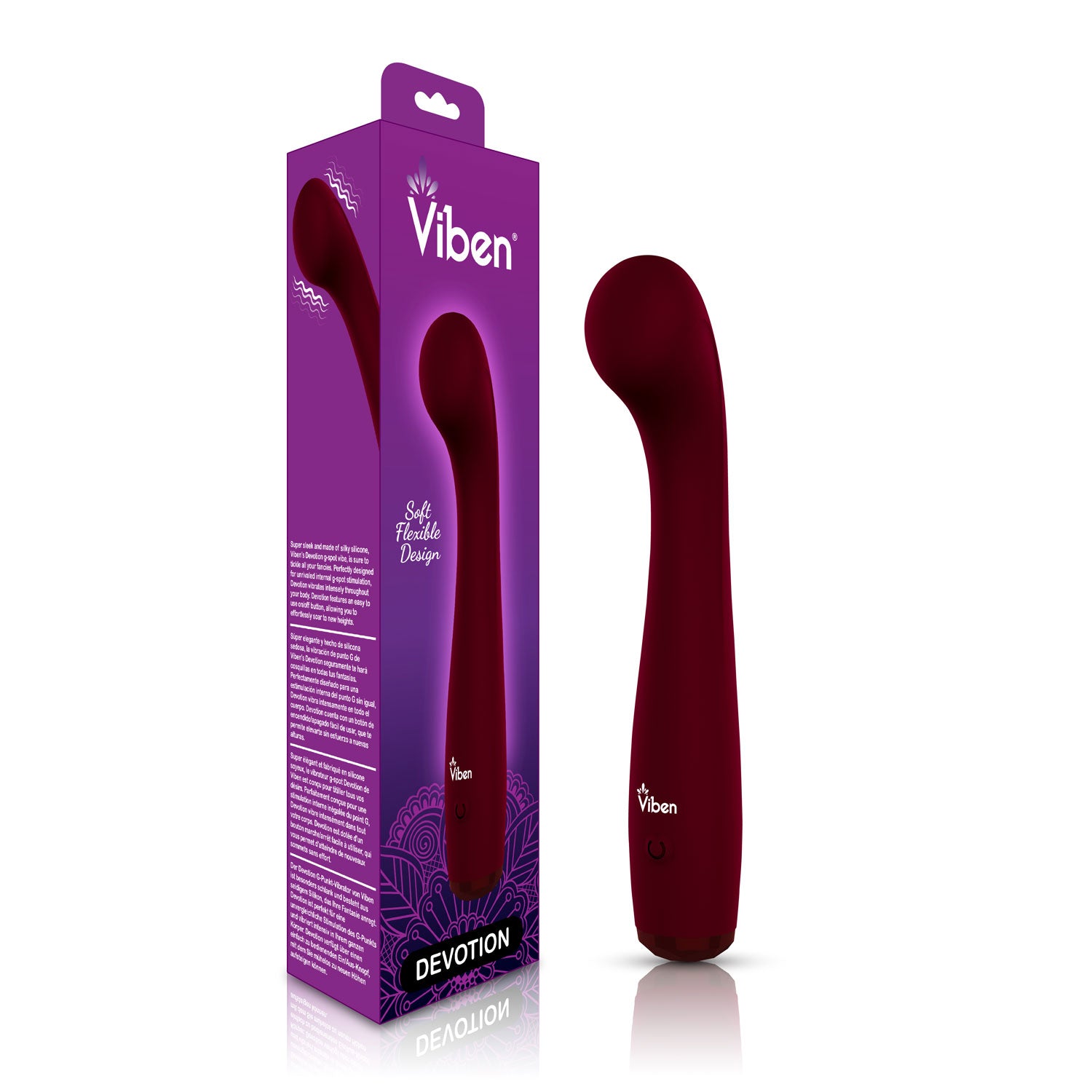 Viben Devotion Ruby G-Spot Vibrator for Intense Pleasure Electric Massager