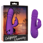 California Dreaming Manhattan Beach Marvel Purple Silicone Rabbit Vibrator Purple > Vibrators > Ladies > Rabbit