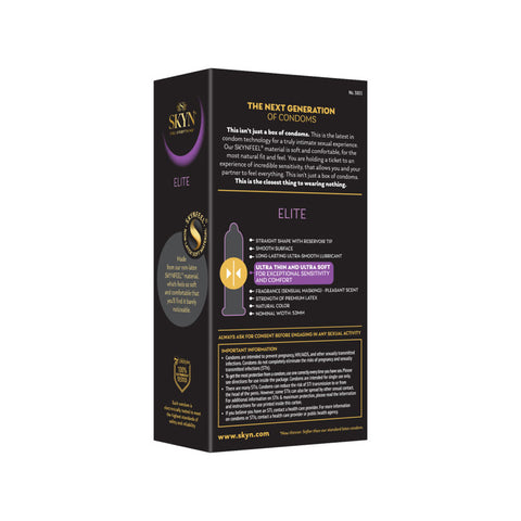Lifestyles Skyn Elite 12 Pack Non-Latex Ultra Thin Condoms Condoms