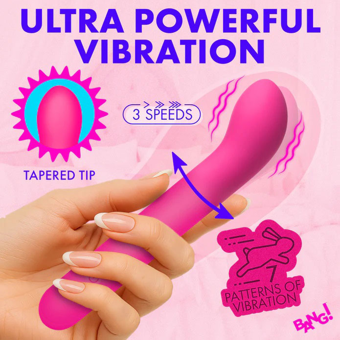 G-Spot Flexible Silicone Vibrator (Pink) – 6.1 Inch Silicone G-Spot Vibrator > Vibrators > G-Spot