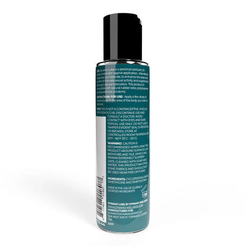 Dynamo Silicone Lubricant 4.4oz Waterproof Personal Lube Silicone Lubricant