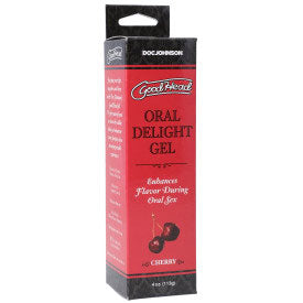 Doc Johnson Wild Cherry Oral Delight Gel 4 Oz Flavored Gel Oral Gels & Sprays
