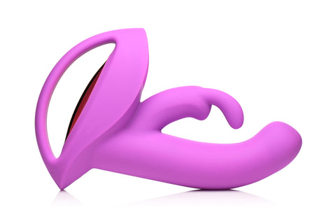 Come Hither Silicone Rabbit Vibrator for Clitoral and G-Spot VIBRATORS-RABBIT-MULTI
