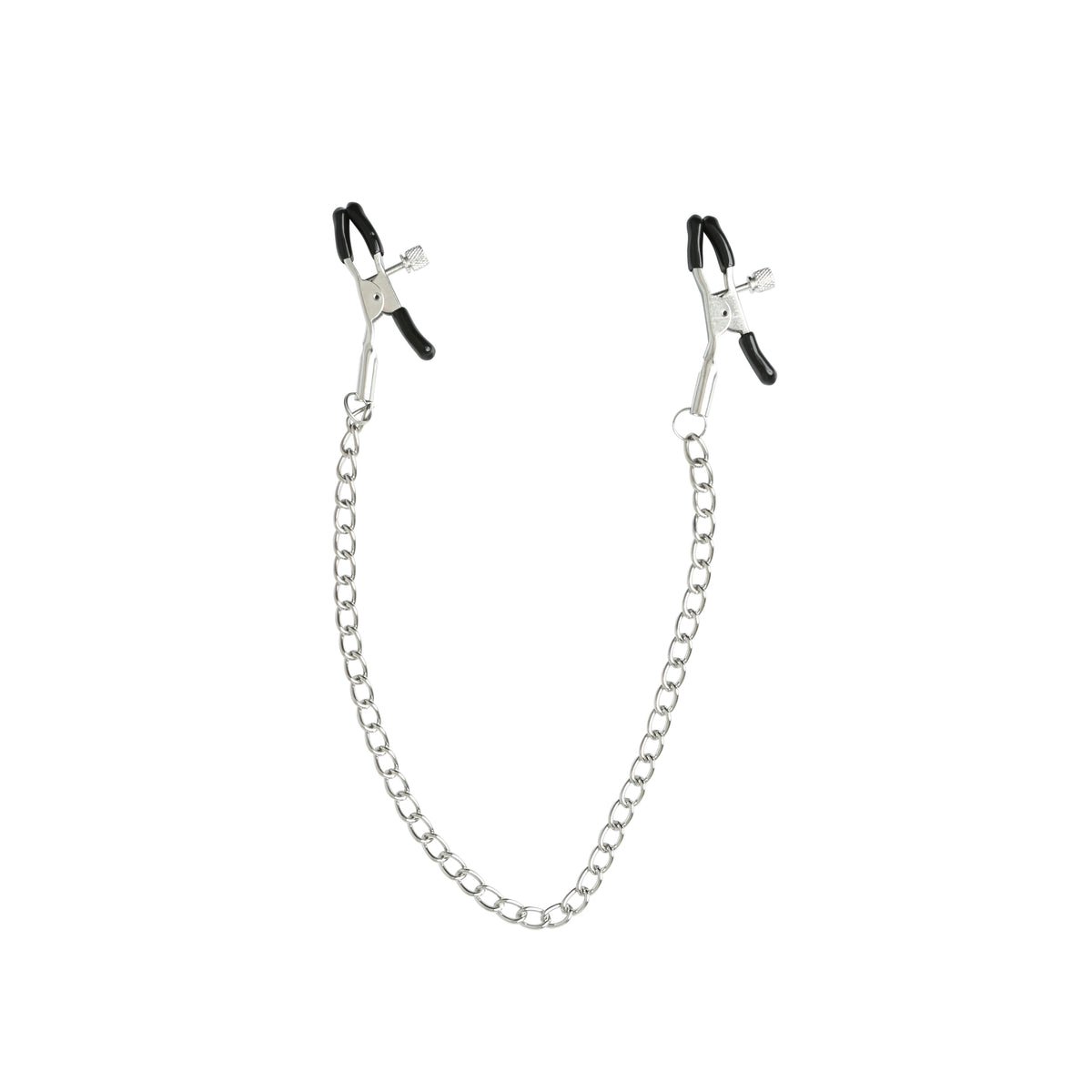 Sex and Mischief Chained Nipple Clamps – Adjustable Rubber-Tipped Nipple Clamps > Sex Toys > Nipple Clamps