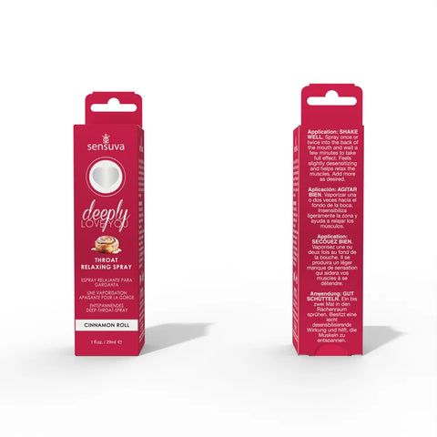 Sensuva Deeply Love You Throat Spray – Cinnamon Flavor 1 Fl Oz Oral Aid Default Title > Lube > Oral Gels & Sprays