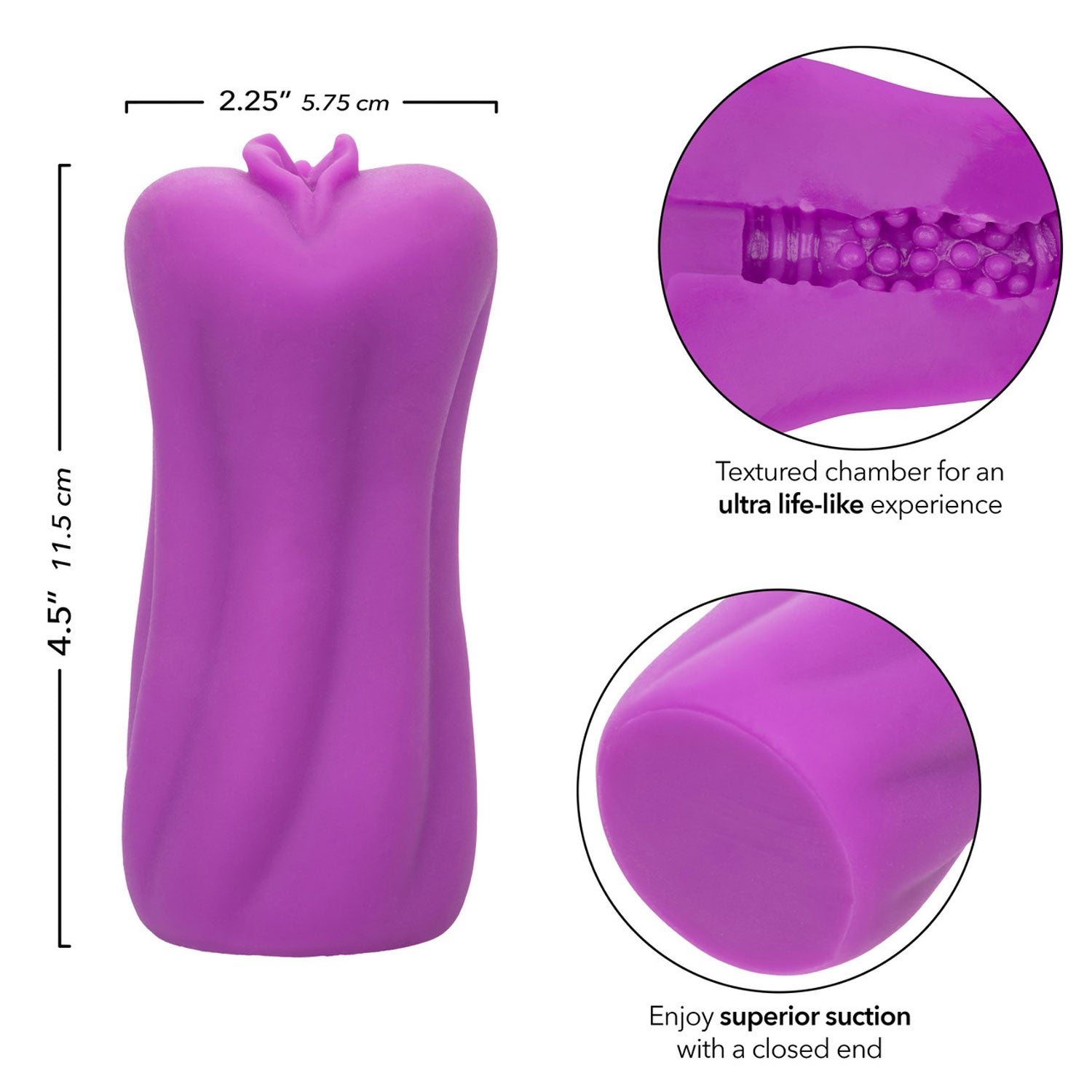 Anime Stroker Roxy Purple Life-Like Pure Skin Material Male Masturbator Sleeve Strokers - Onahole