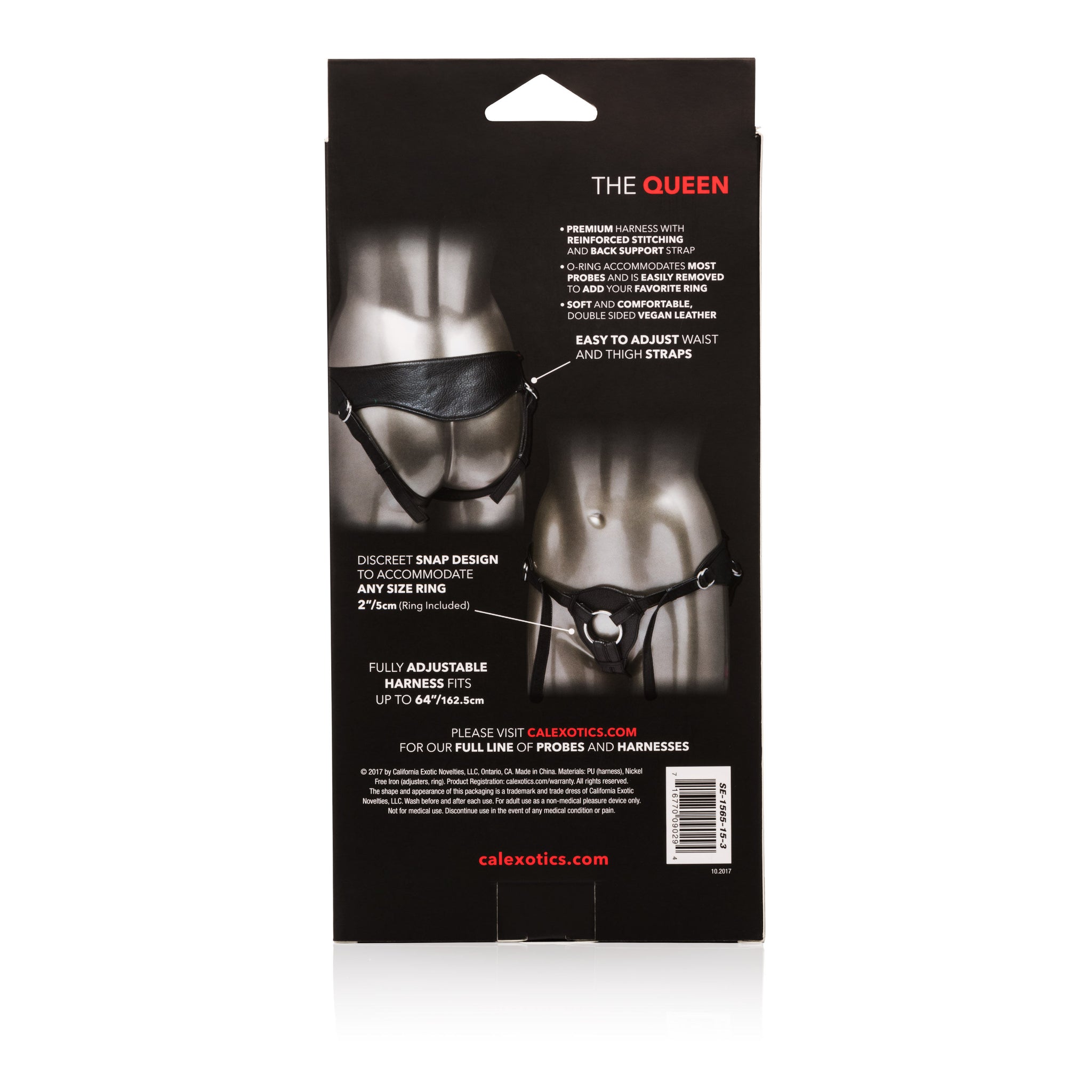 Her Royal Harness The Queen – Adjustable Luxury Vegan Leather Harness > Dildos > Strap On Harnesses