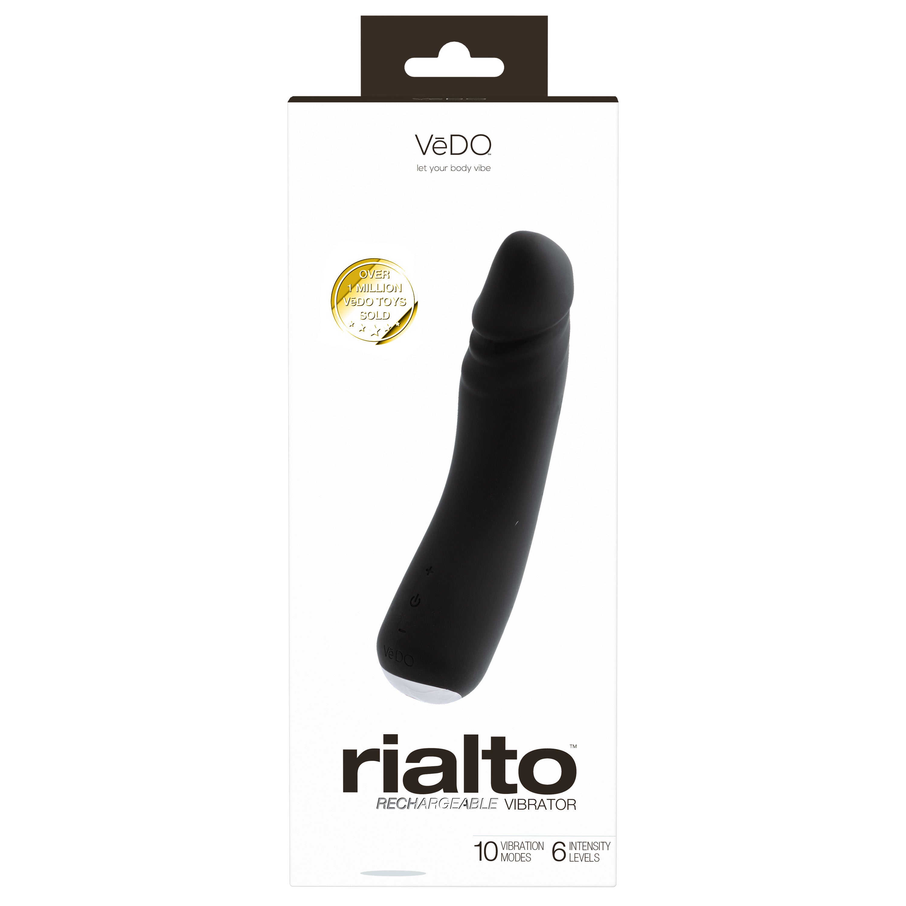 Rialto Rechargeable Realistic Vibrator with 10 Modes Vanilla > Realistic Dildos and Vibes > Penis Vibrators