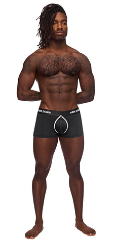 Male Power The Helmet Short Boxer Shorts X-Large Black Comfort Mens Thongs
