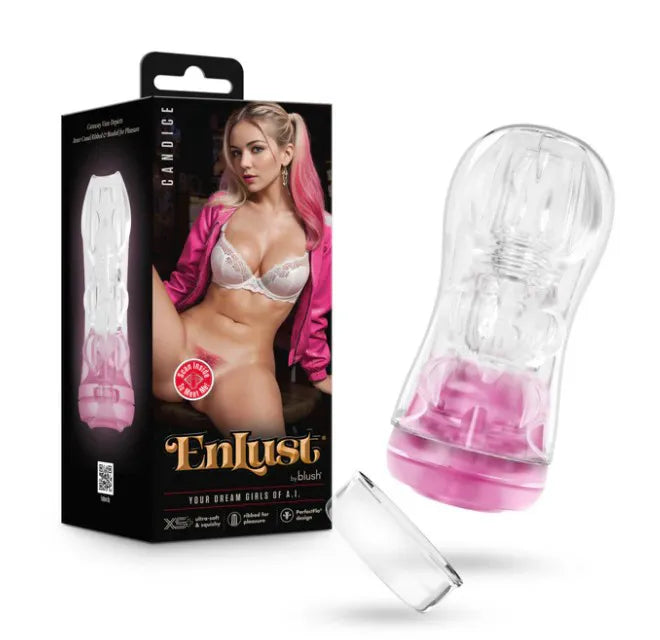 Enlust Candice – AI-Enhanced Stroker Toy Pink > Sex Toys For Men > Masturbators > Vibrating Main image