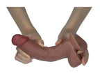 Real Skin 7.5 Inch Dual-Layer Sliding Skin Dildo > Dildos > Realistic Dildos