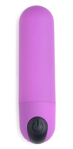 Bang Wireless Vibrating Bullet with Remote Control Black Sex Toy Purple > Vibrators > Mini Vibrators