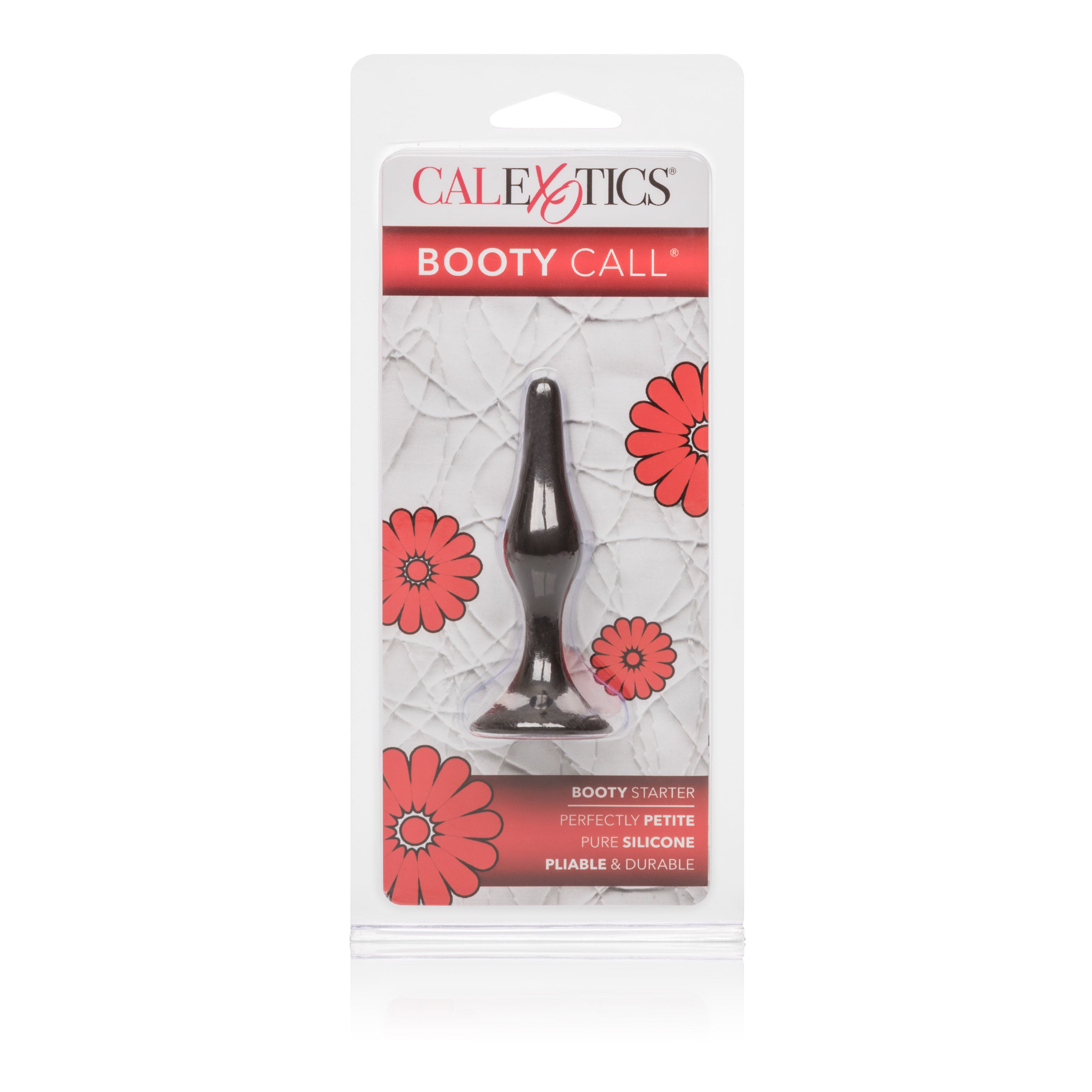 Booty Call Booty Starter Petite Silicone Anal Toy Black Butt Plugs