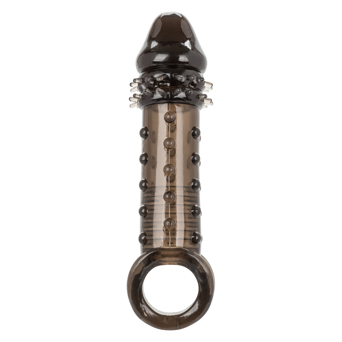 Ultimate Stud Extender Male Sleeve With Studded Texture Gray > Sex Toys For Men > Penis Sleeves