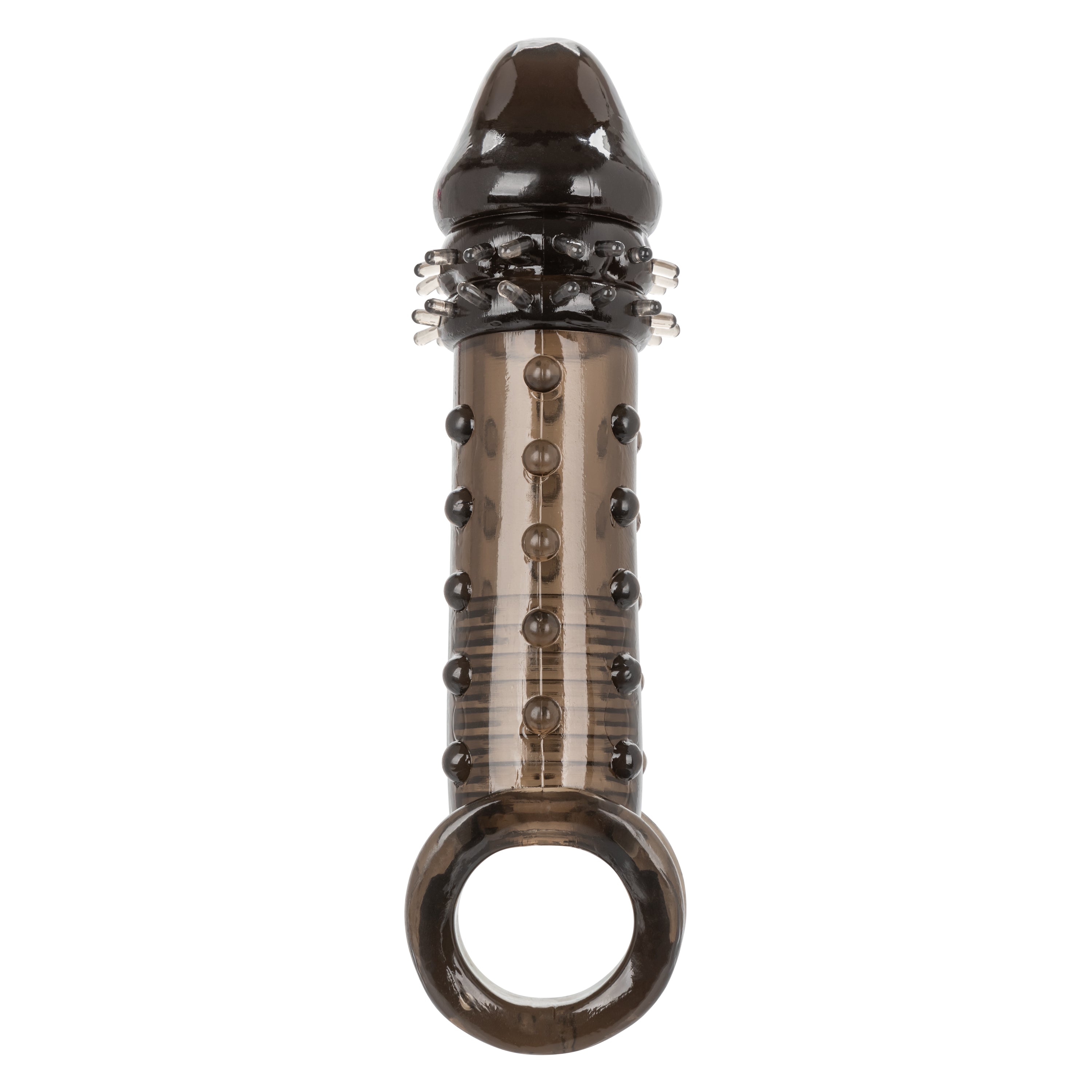 Ultimate Stud Extender Male Sleeve With Studded Texture Gray > Sex Toys For Men > Penis Sleeves
