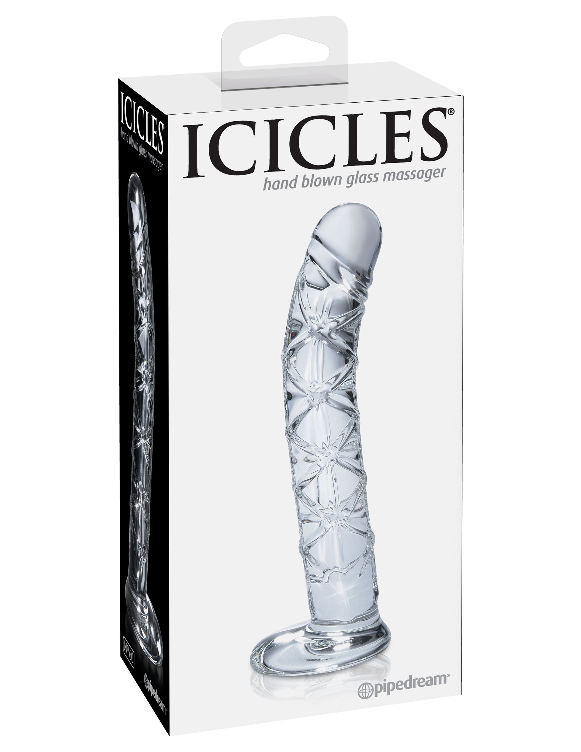 Icicles No 60 (Clear) – Elegant Glass G-Spot Massager Clear GLASS TOYS