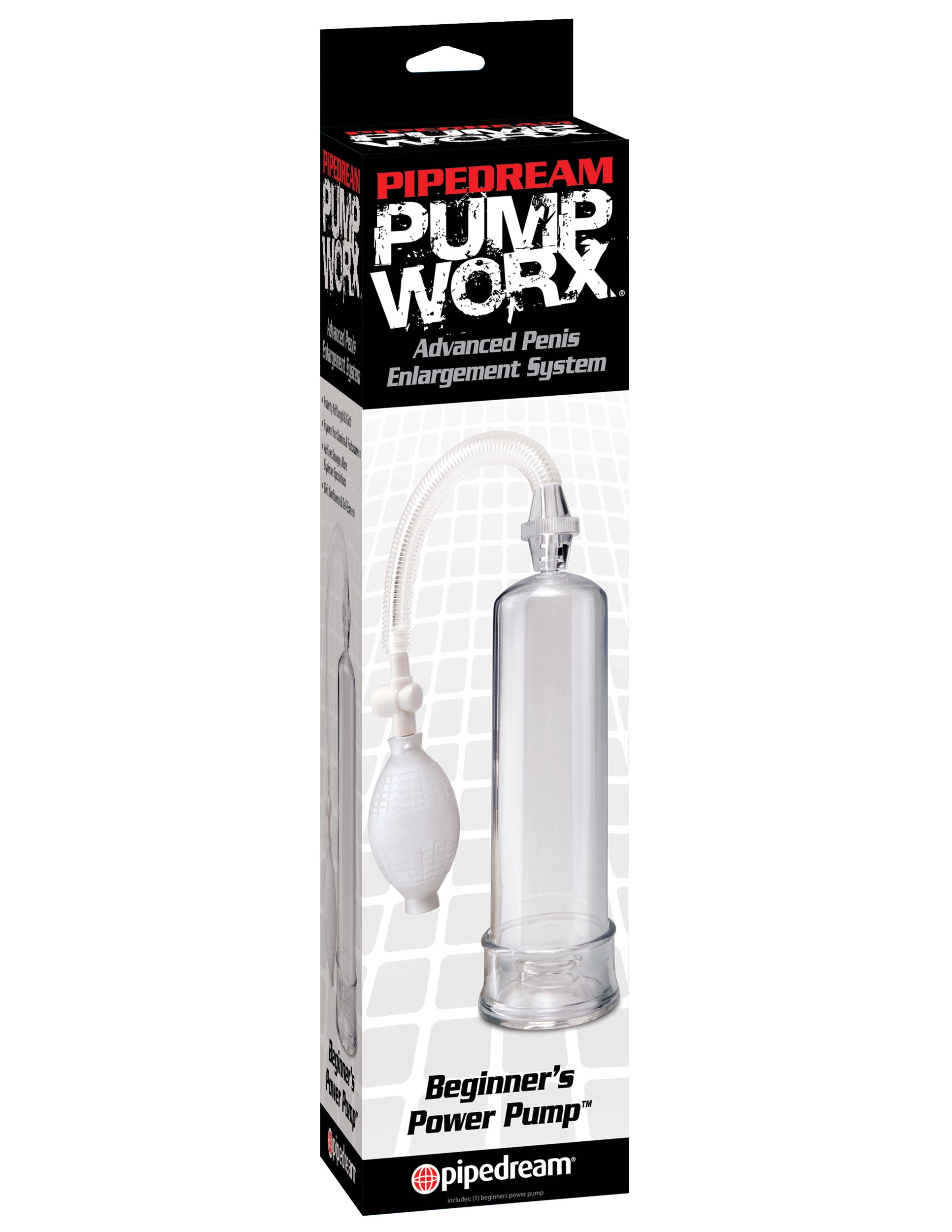 Pump Worx Beginner Power Pump Penis Pump for Enhanced Size and Confidence PUMPS