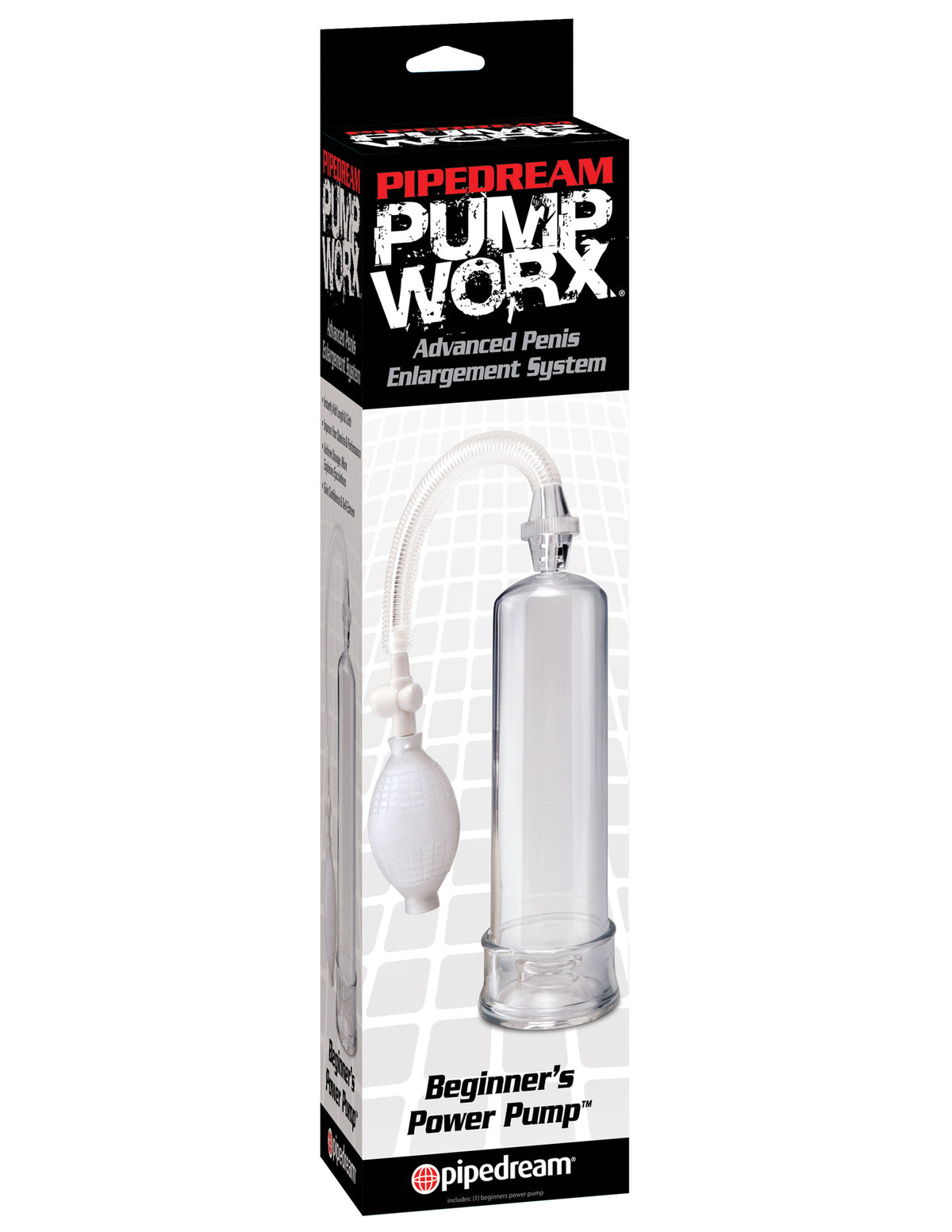 Pump Worx Beginner Power Pump – Medical-Style Penis Pump 7.5 Inches Insertable > Pumps > Penis Pumps