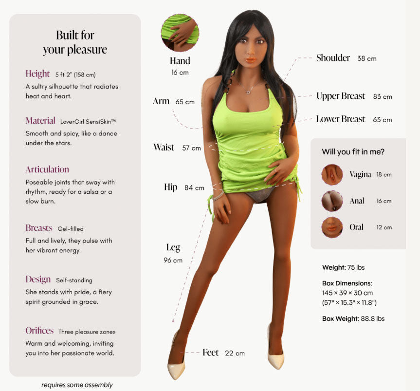 Lover Doll Isabel Caramel 5ft 2in – Realistic Love Doll DOLLS