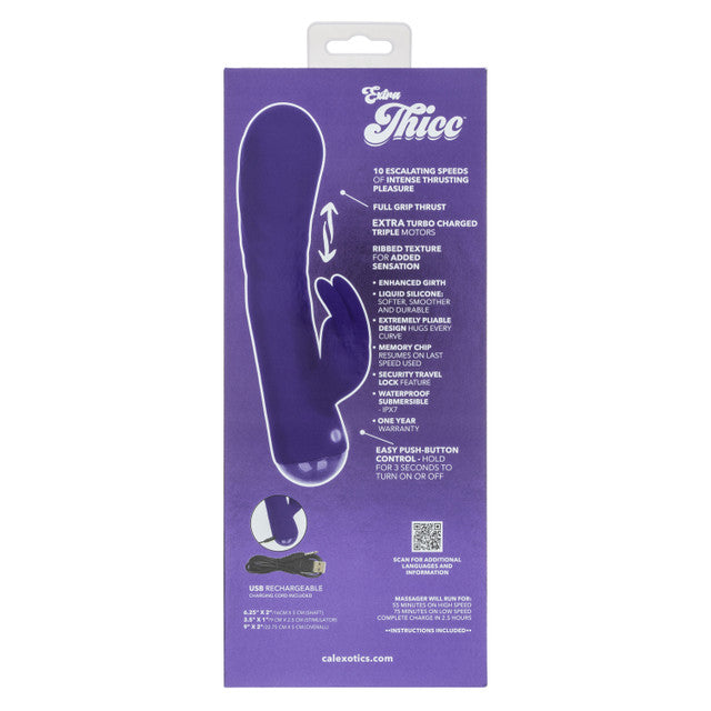 Extra Thicc Chubby Deep Thrust Bunny – 6.25 Inch Triple-Motor Vibrator Secondary image