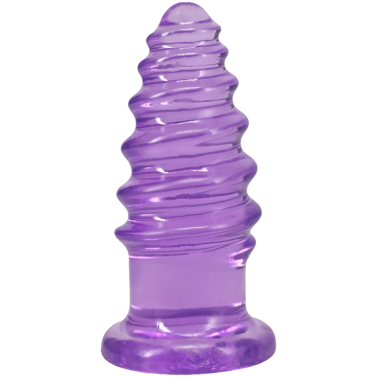 Crystal Jellies Anal Twist 7-Inch Flexible Anal Toy