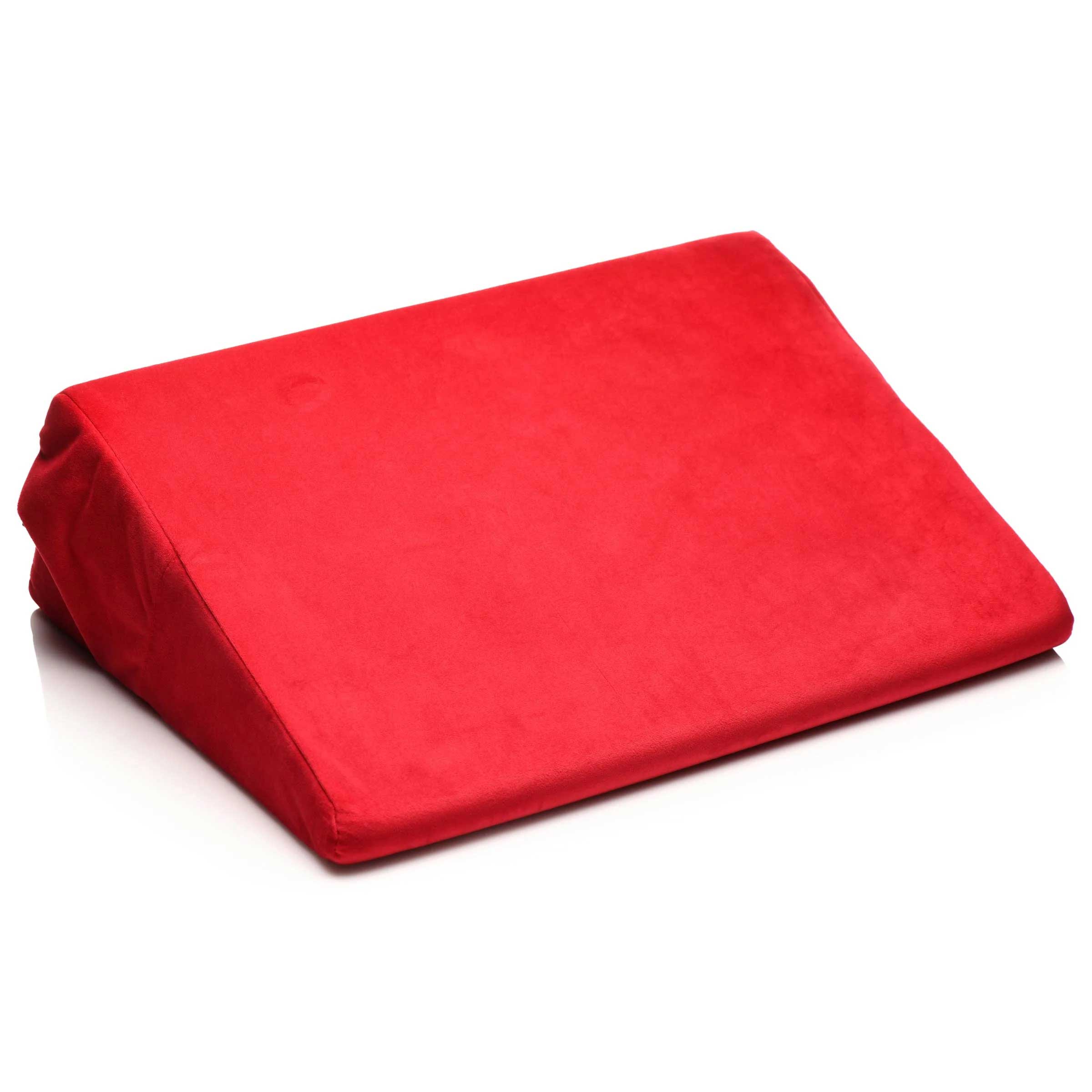 Love Cushion Small Wedge Pillow Red Soft Support for Intimacy Sex Positioners