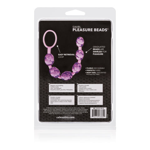 Swirl Pleasure Beads - Blue Beads