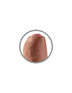 King Cock Uncut Dildo with Movable Foreskin – 6 or 7 Inch > Dildos > Realistic Dildos