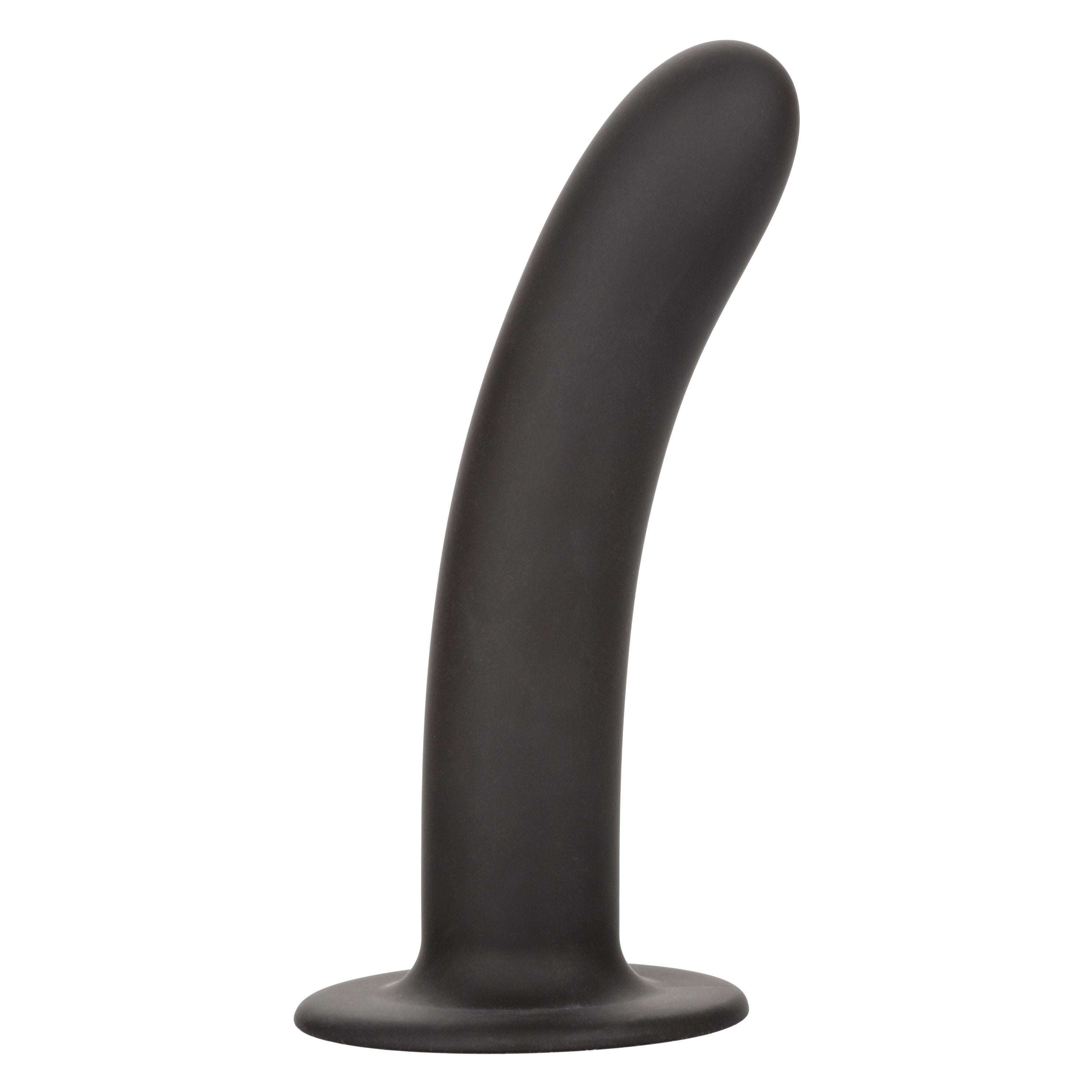 Boundless Smooth 7 Inch Black Suction Cup Probe Dildo Adult Toy Dongs Neutral