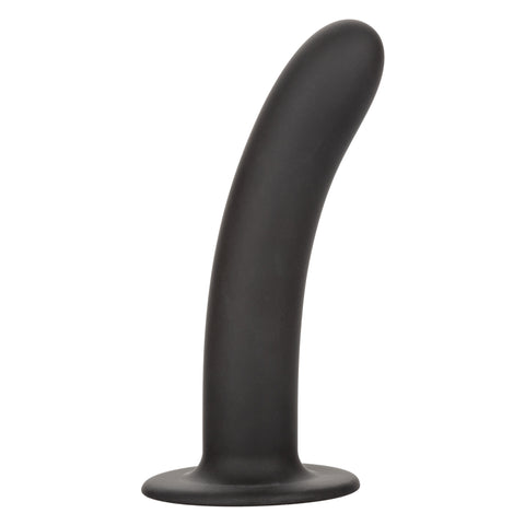 Boundless Smooth 7 Inch Black Suction Cup Probe Dildo Adult Toy Dongs Neutral