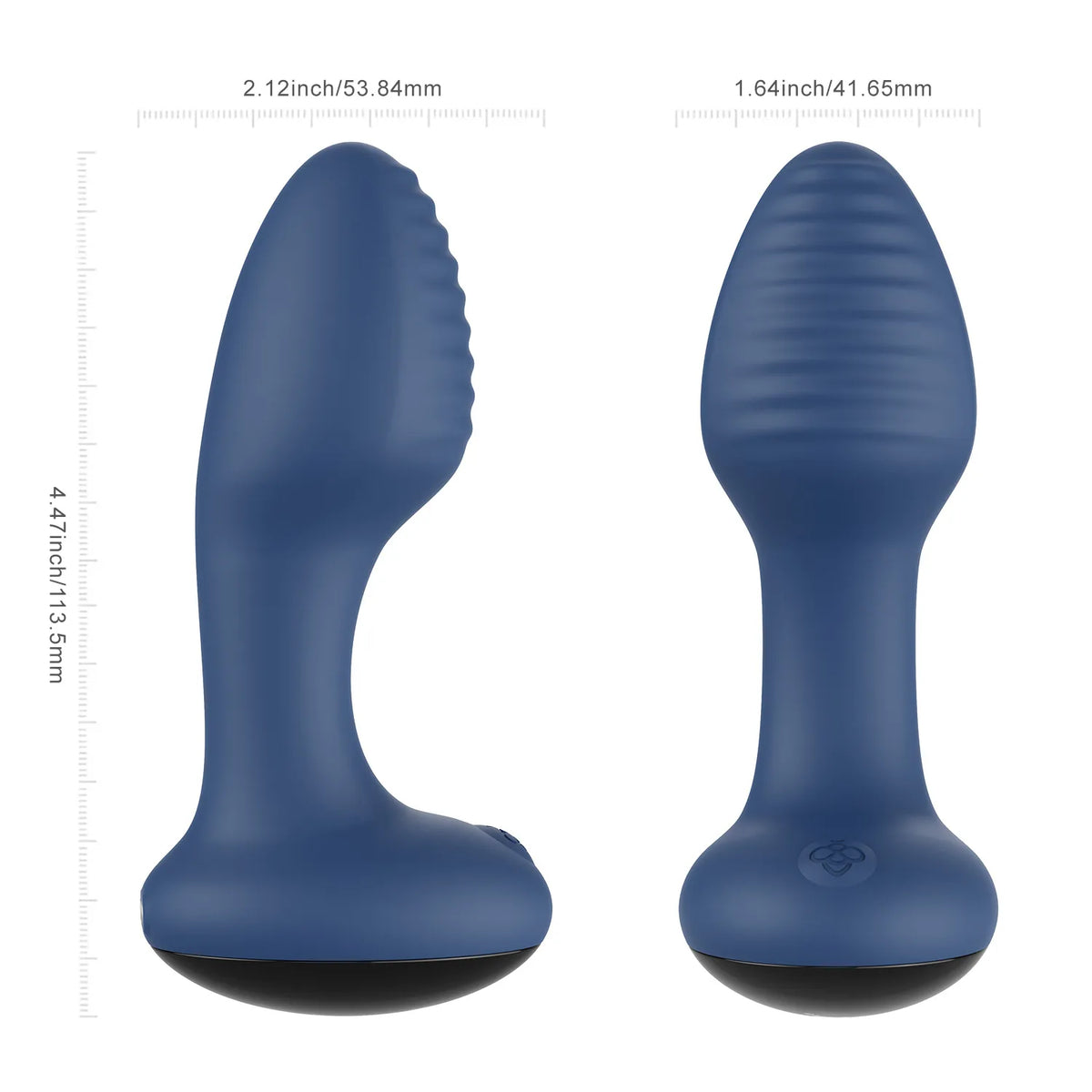 Frenzy (Blue) – App-Controlled Waterproof Rotating Anal Vibrator 4.17cm > Anal Range > Anal Probes