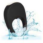 CalExotics Silicone Pleasure Ring Black with 12 Intense Vibration Functions Waterproof > Cock Ring > Vibrating