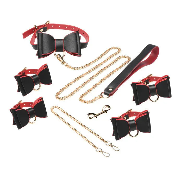 Goth Bondage Set – Vegan-Friendly Faux Leather Bondage Accessories > Bondage Gear > Bondage Kits Main image