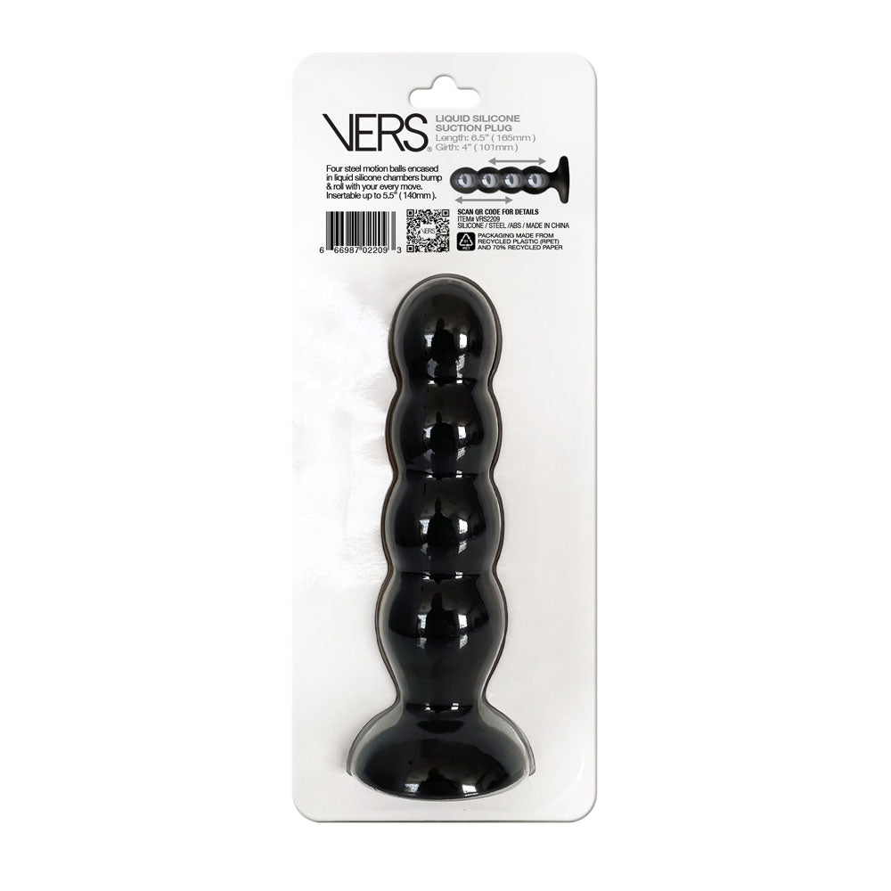 VERS Liquid Silicone Suction Plug 16.5 cm Length 10 cm Girth > Anal Range > Prostate Massagers