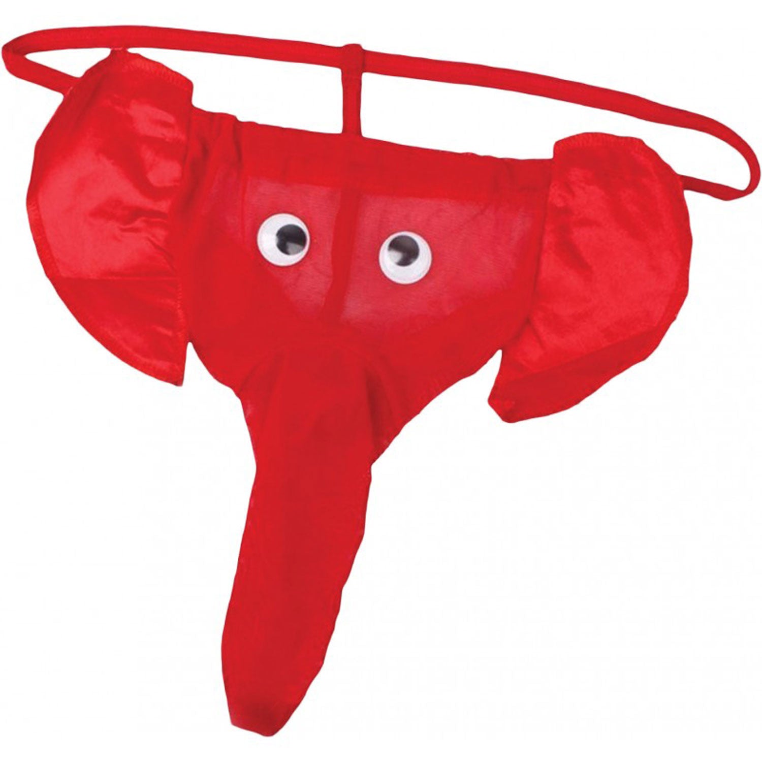 Elephant Thong Mens Lingerie Black Stretch Cotton One Size Mens Thongs