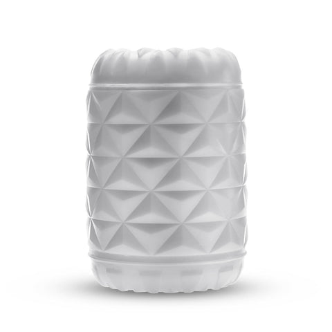 Rize Reakt White Self-Lubricating Male Masturbation Stroker Strokers - Manual
