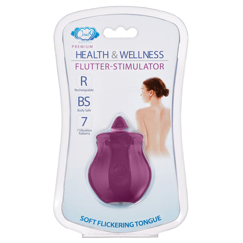 Health And Wellness Flutter Oral Tongue Stimulator Purple Purple Suction Stimulator
