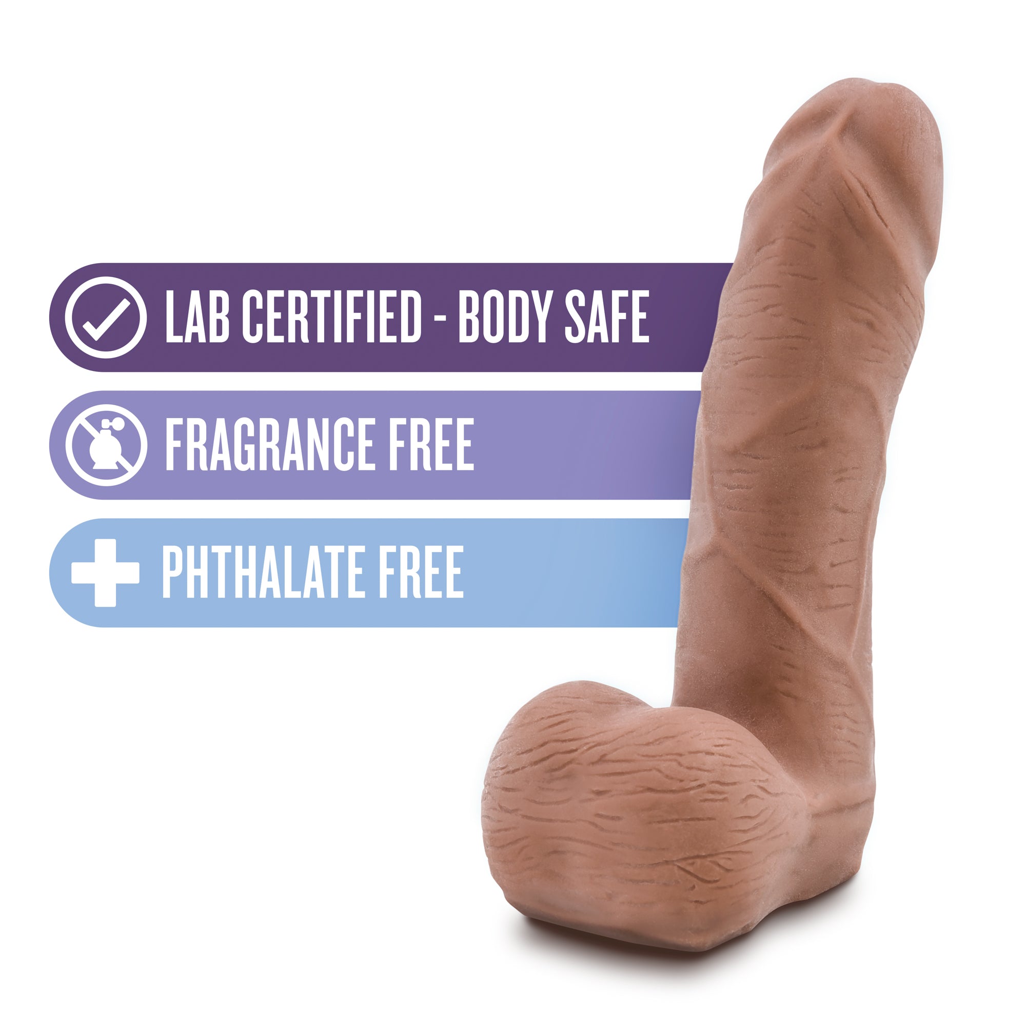 Carlito Small Realistic Dildo with Veiny Shaft and Balls > Dildos > Slim Dildos