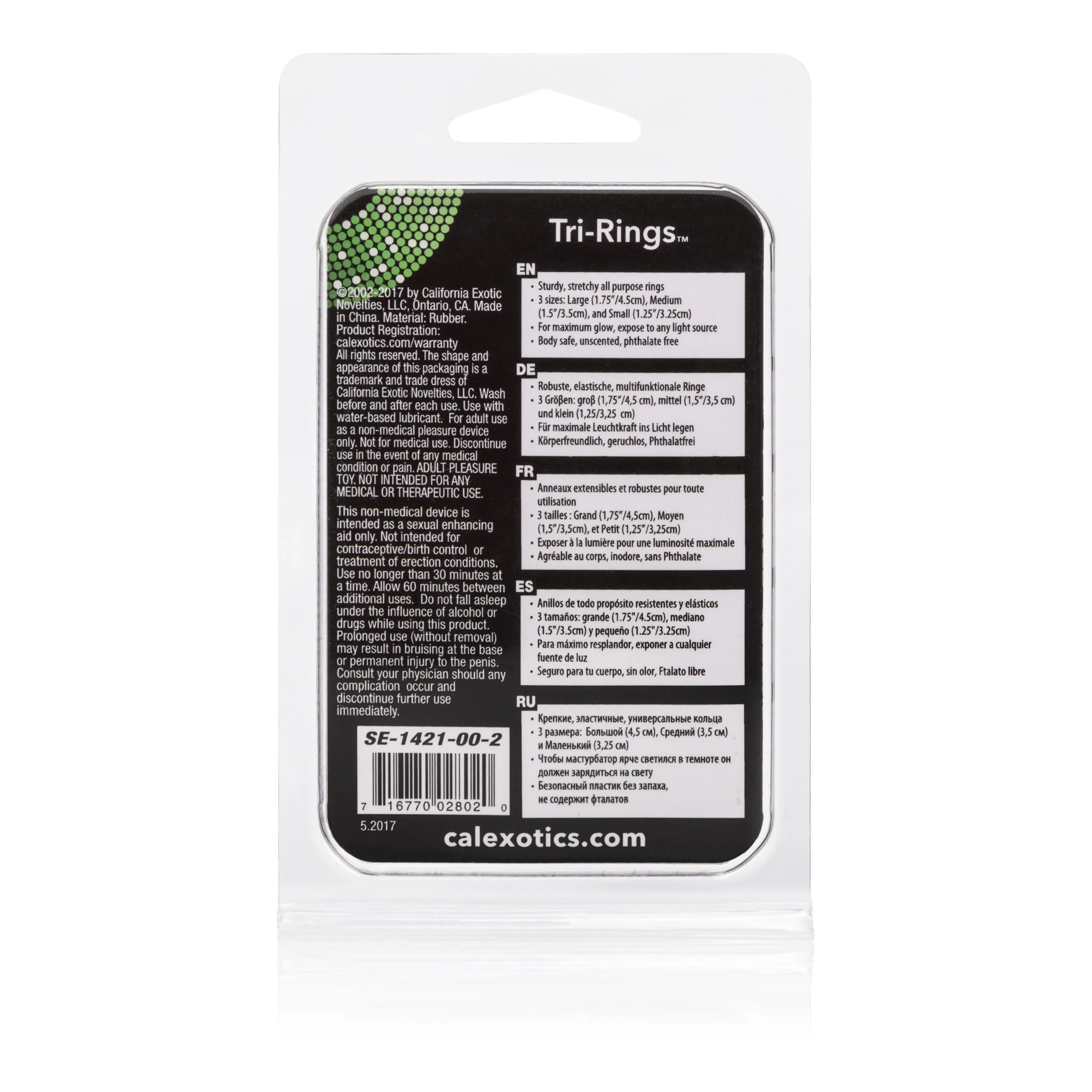 Tri-Rings Glow In The Dark – Erection Enhancer Rings > Cock Ring > Sets