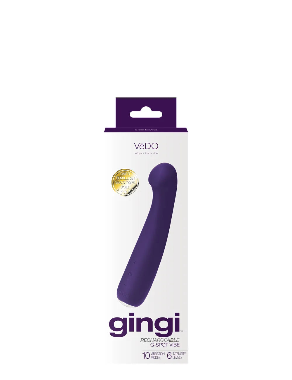 Gingi Rechargeable G Spot Vibrator – Silicone Flexible Shaft Vibrator Purple > Vibrators > G-Spot