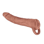 The Great Extender 2-in-1 Realistic Vagina Sleeve – TPR 8 Inch Extender Masturbator > Sex Toys For Men > Penis Sleeves