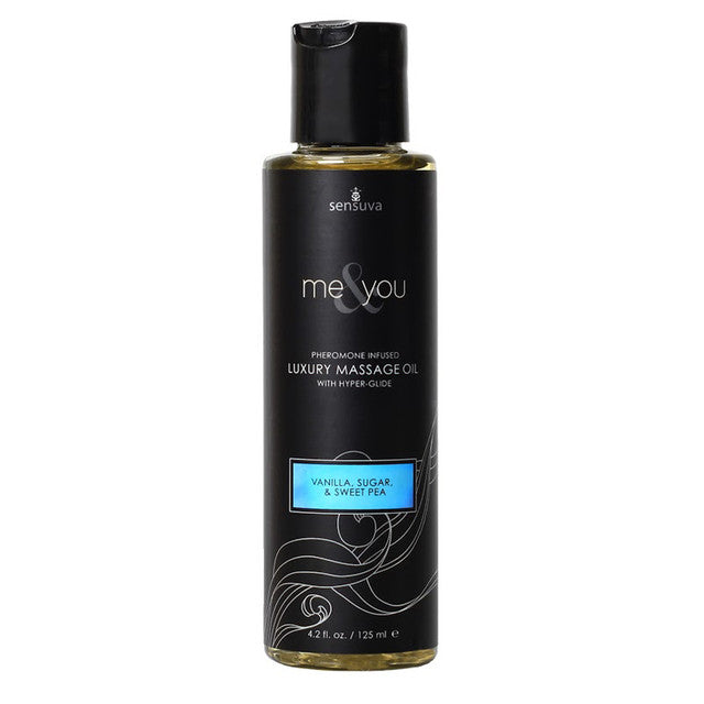 Me and You Vanilla Sugar Massage Oil with Sweet Pea Scent 4.2 Oz > Essentials > Massage Oil