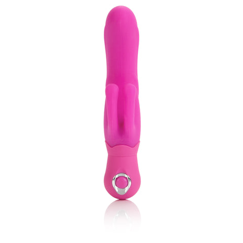 Posh Blue Silicone Thumper Dual Massager with 3 Speeds VIBRATORS-RABBIT