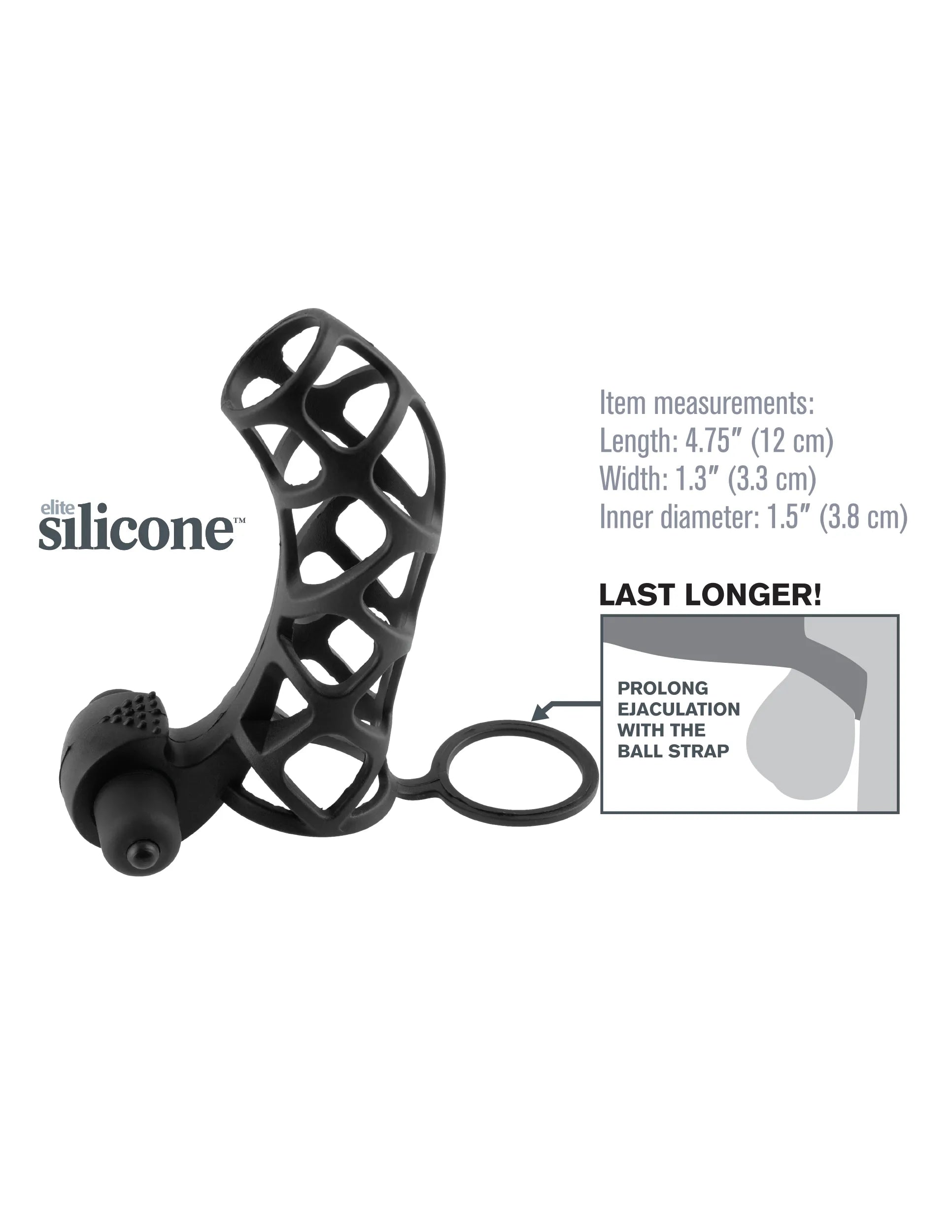 Fantasy X-Tensions Extreme Silicone Power Cage – Silicone Cock Cage > Sex Toys For Men > Penis Sleeves