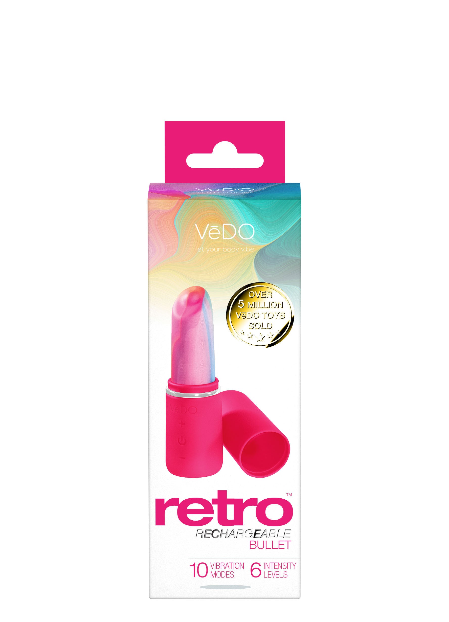 VeDO Retro Bullet Vibrator with 10 Vibration Modes > Vibrators > Mini Vibrators